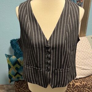 Torrid Pinstriped Vest